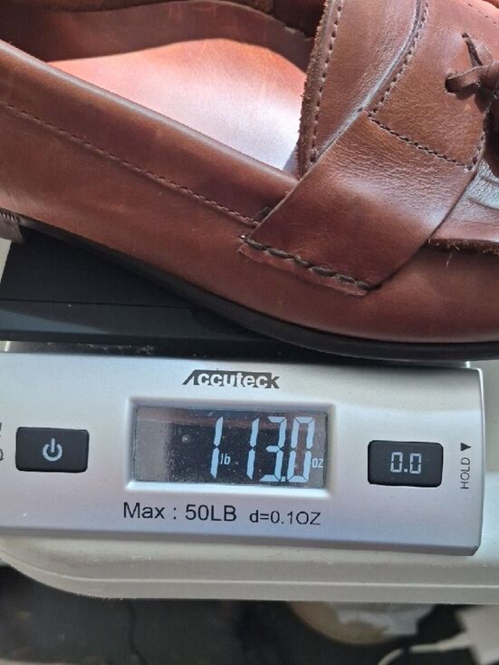 Charter Club Room Shoe Mens 12 Saddle Tan Brown Leather Kiltie Tassel Loafer main image 7